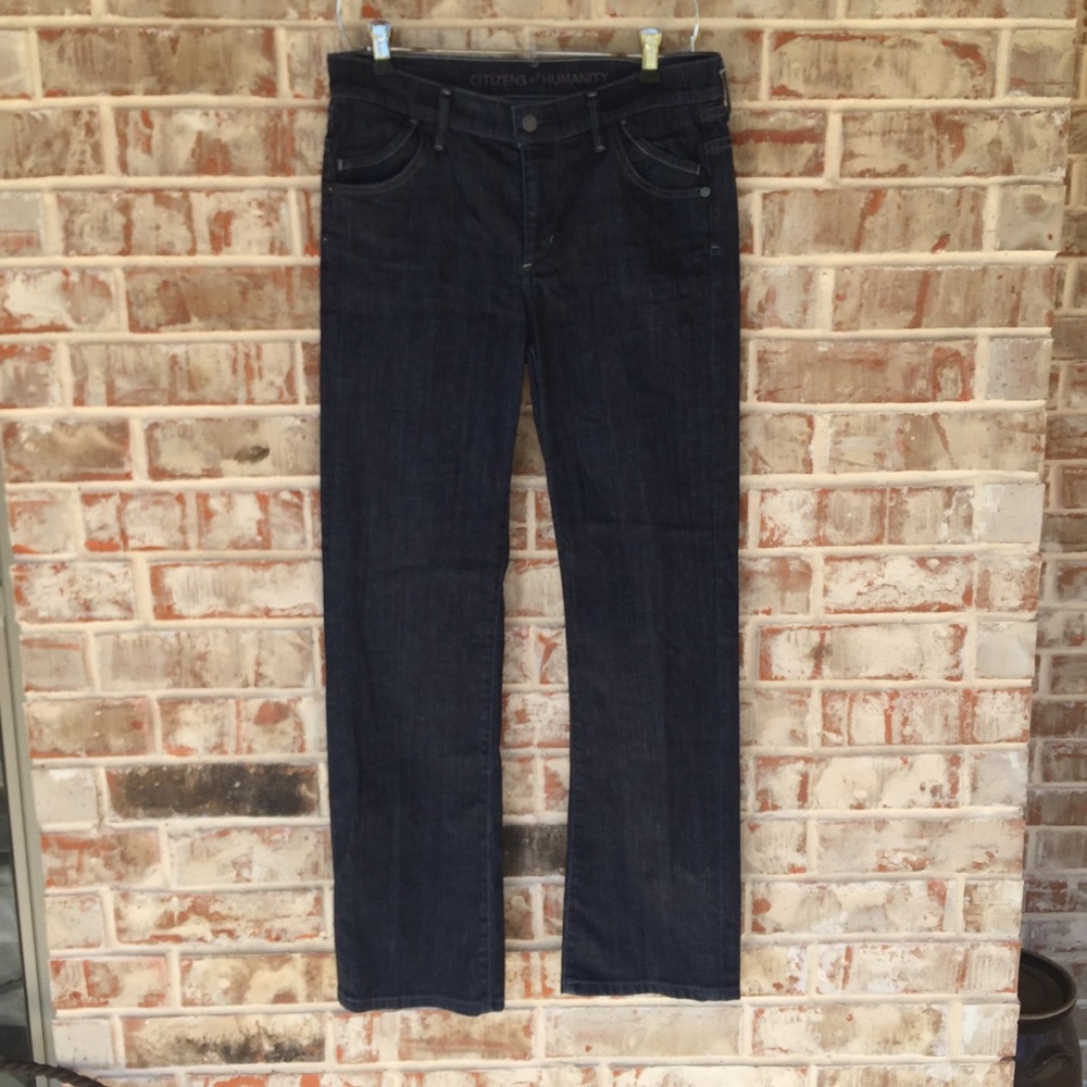 ANTHRO C.O.H. Hutton Mid Rise Wide Leg Jeans 29 - Picture 7 of 8
